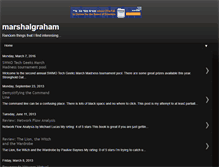 Tablet Screenshot of marshalgraham.com